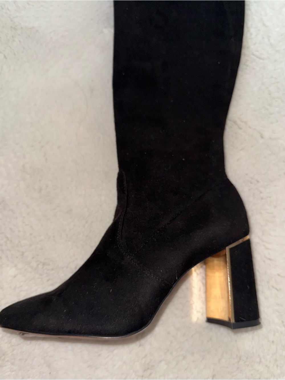 Black Block Heel Women's Boot